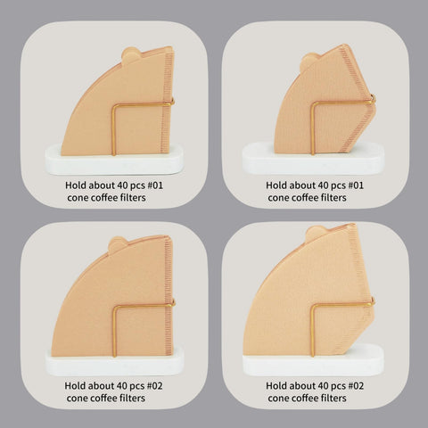 UISWAM cone filter storage for #01 and #02 fits daily routines.