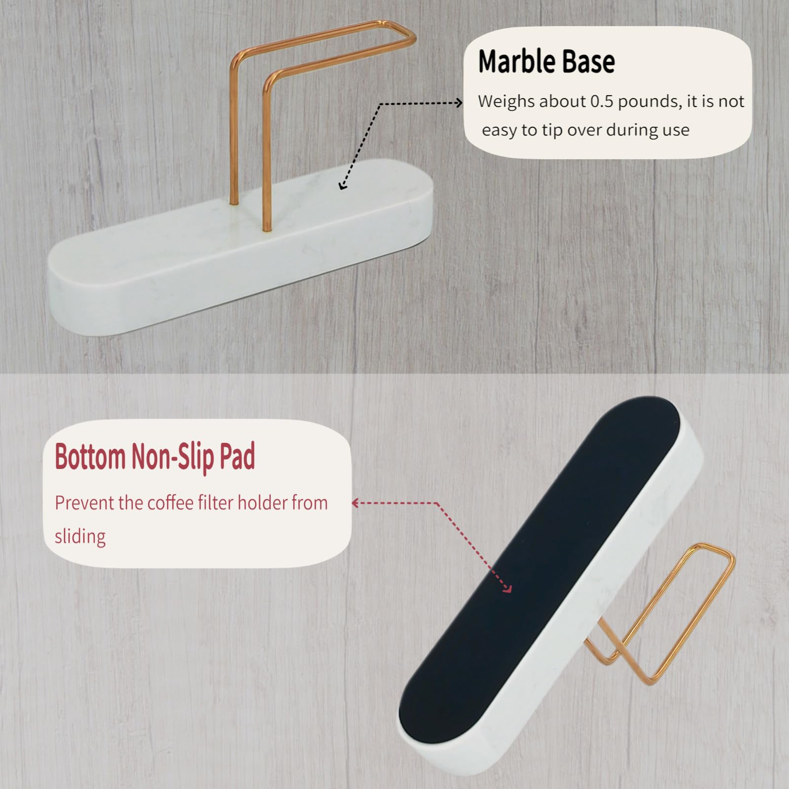 UISWAM counter-ready solution keeps filters accessible and counters tidy.