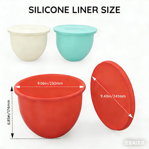 Uitwetu dishwasher-safe silicone liner enables quick cleanup after baking