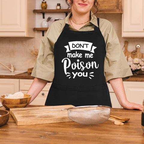 Uiycolk baking apron in kitchen action demonstrating comfortable wear