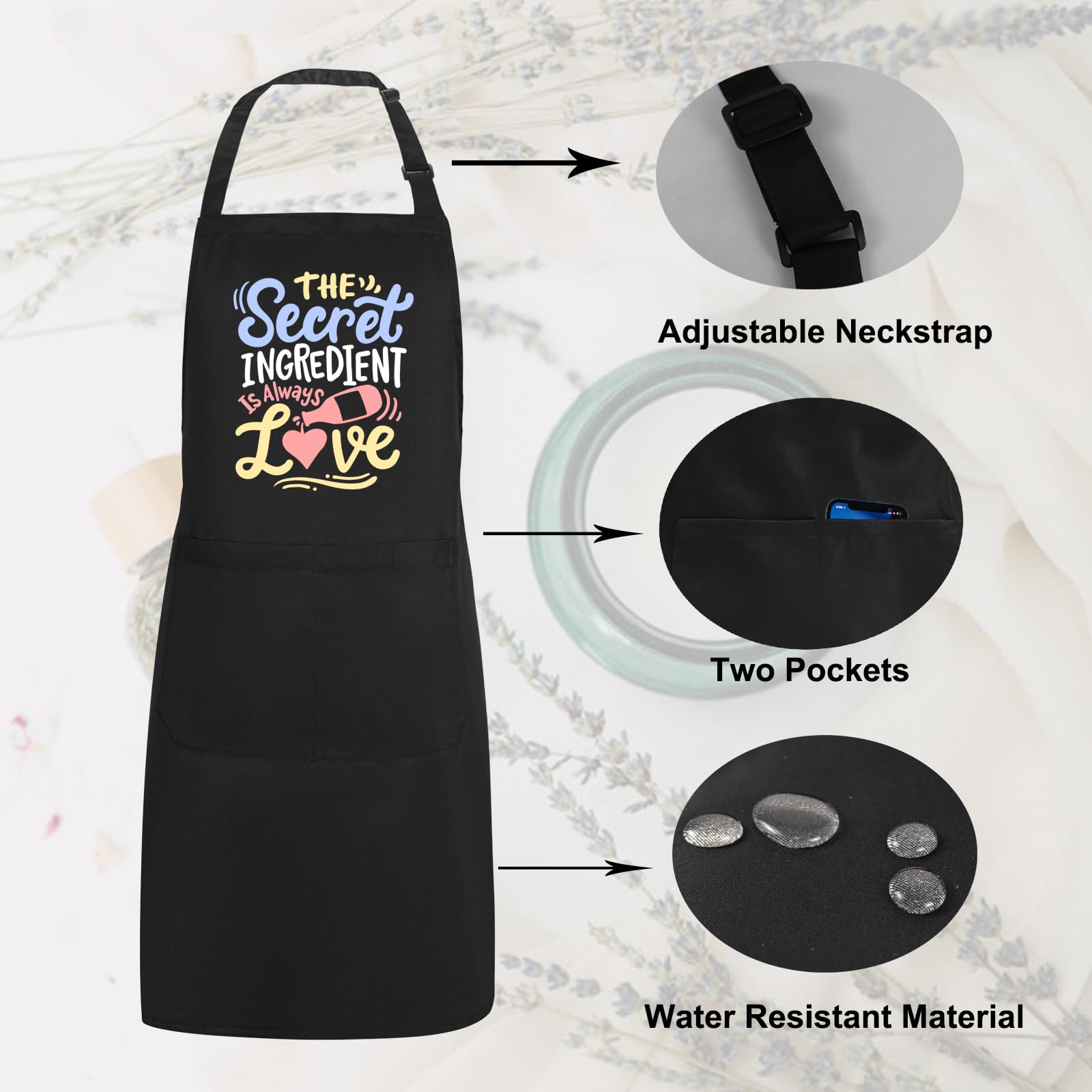 Uiycolk apron gift-ready packaging for gifting occasions.