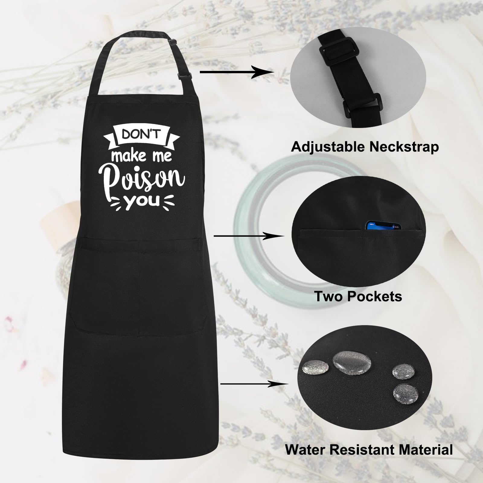 Uiycolk durable polyester apron material ready for daily use