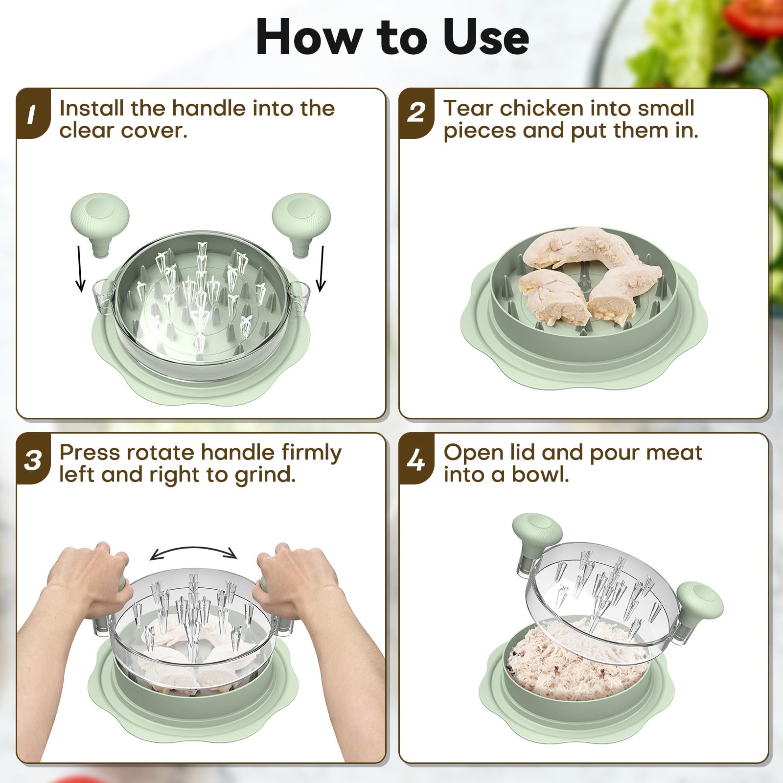 Ukeetap 10 Pro bottom dishwasher-safe for easy cleanup after meals.