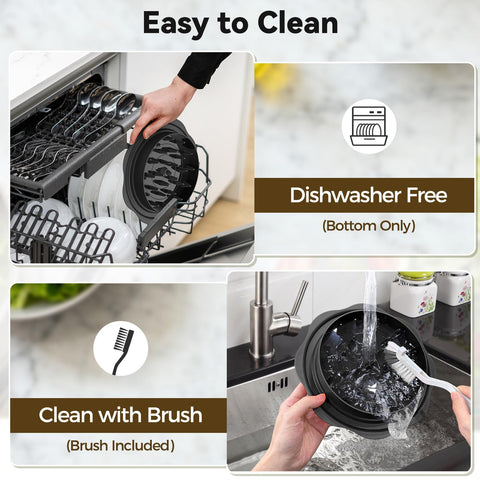 Ukeetap dishwasher-safe bottom for easy cleanup after meals