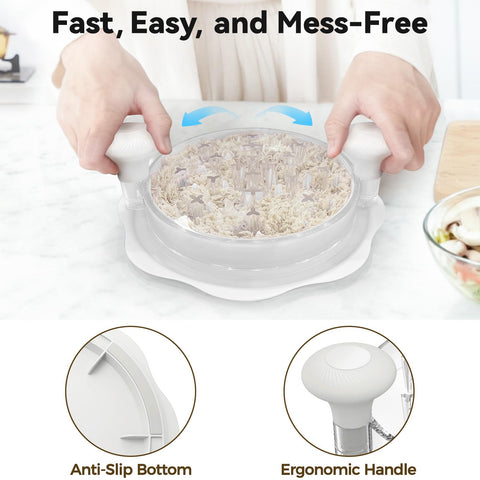 Ukeetap 10-inch Pro Shredder anti-slip base keeps it stable.