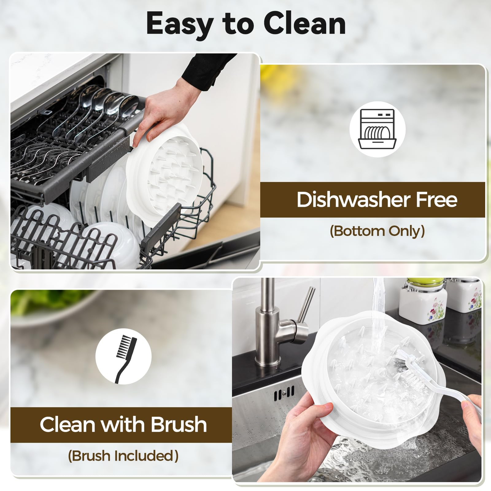 Ukeetap 10-inch Pro Shredder BPA-free material for safe food prep.