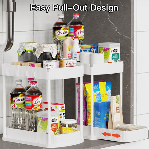 Ukeetap bottom pull-out drawer enables quick access to items.