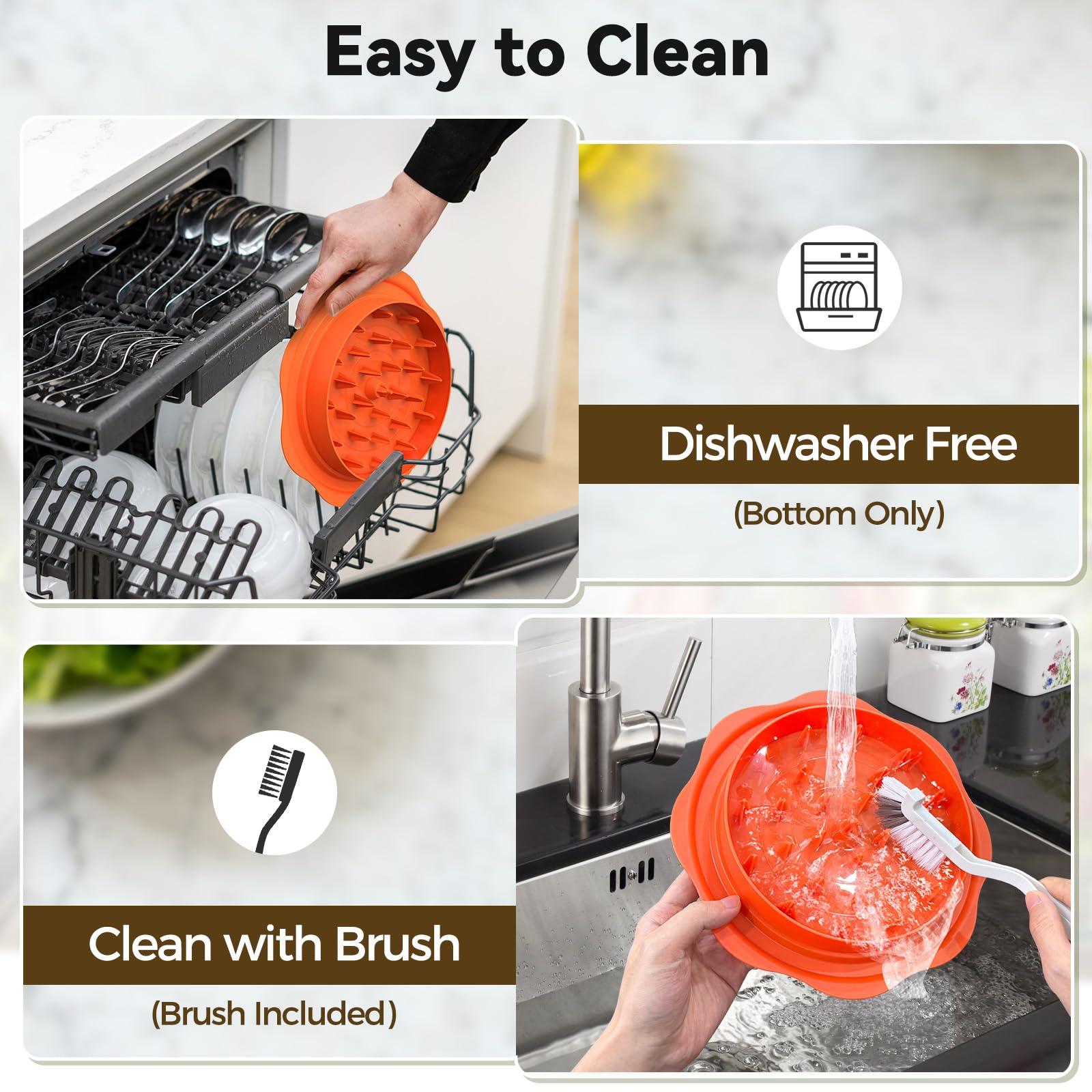 Ukeetap chicken shredder is dishwasher-safe for easy cleanup