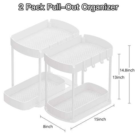 Ukeetap sturdy plastic and metal frame for durable bathroom and kitchen storage.
