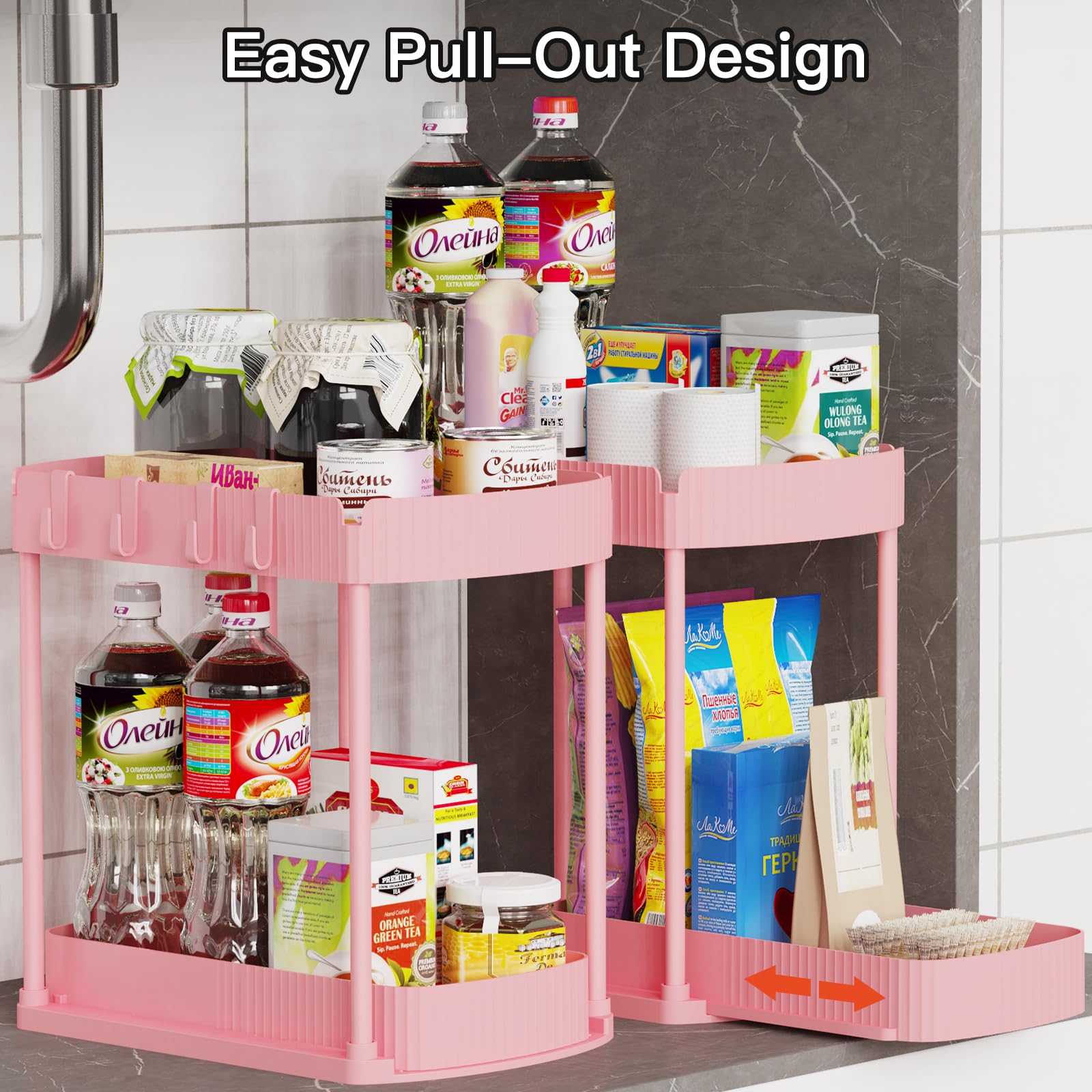 Ukeetap sturdy plastic and metal frame supports heavier items