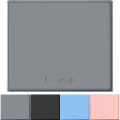 Ukeetap under-sink mat gray with 22 by 19 inches protecting floors from spills