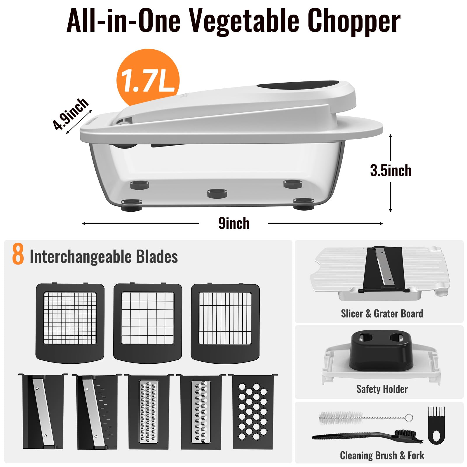 Ukeetap chopper with premium materials for durable, clean cuts.