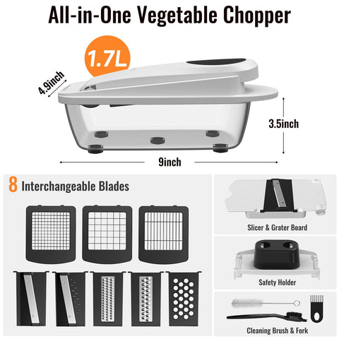 Ukeetap chopper with premium materials for durable, clean cuts.