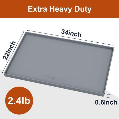 ukeetap waterproof silicone mat for quick spill containment.