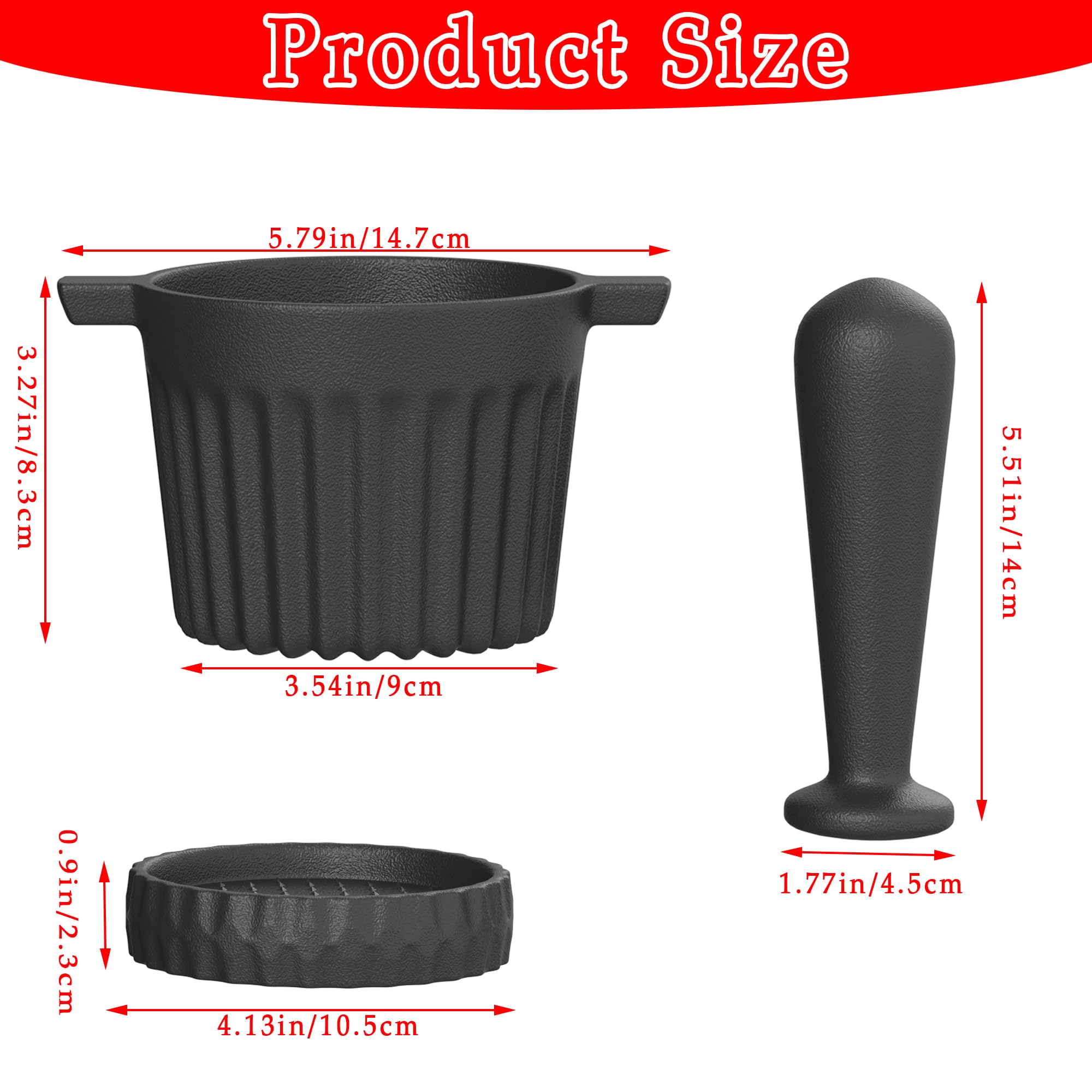 UKENEM cleaning brush scoop included for easy care and measuring