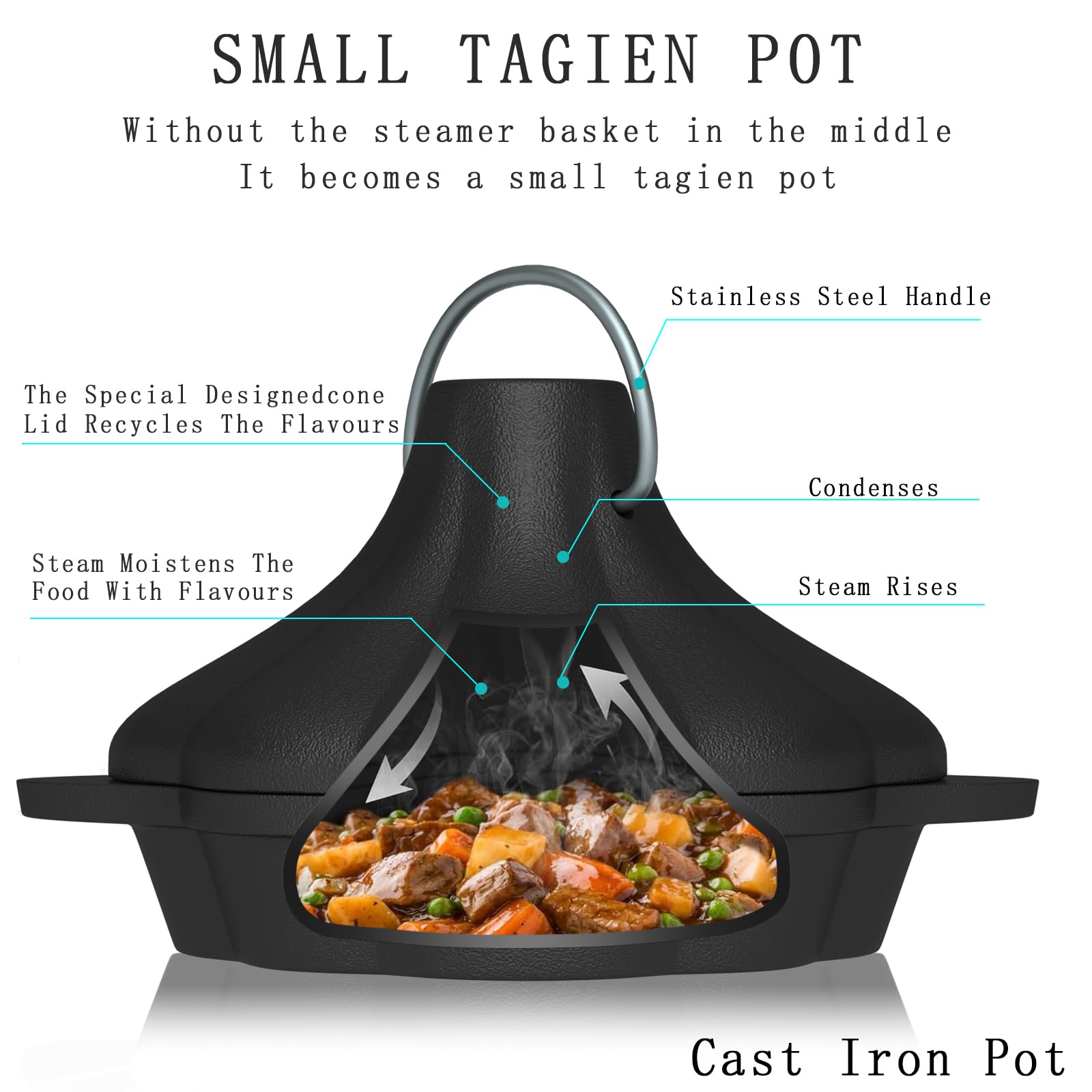UKENEM honeycomb steamer layer enables healthy steam cooking of vegetables and dumplings