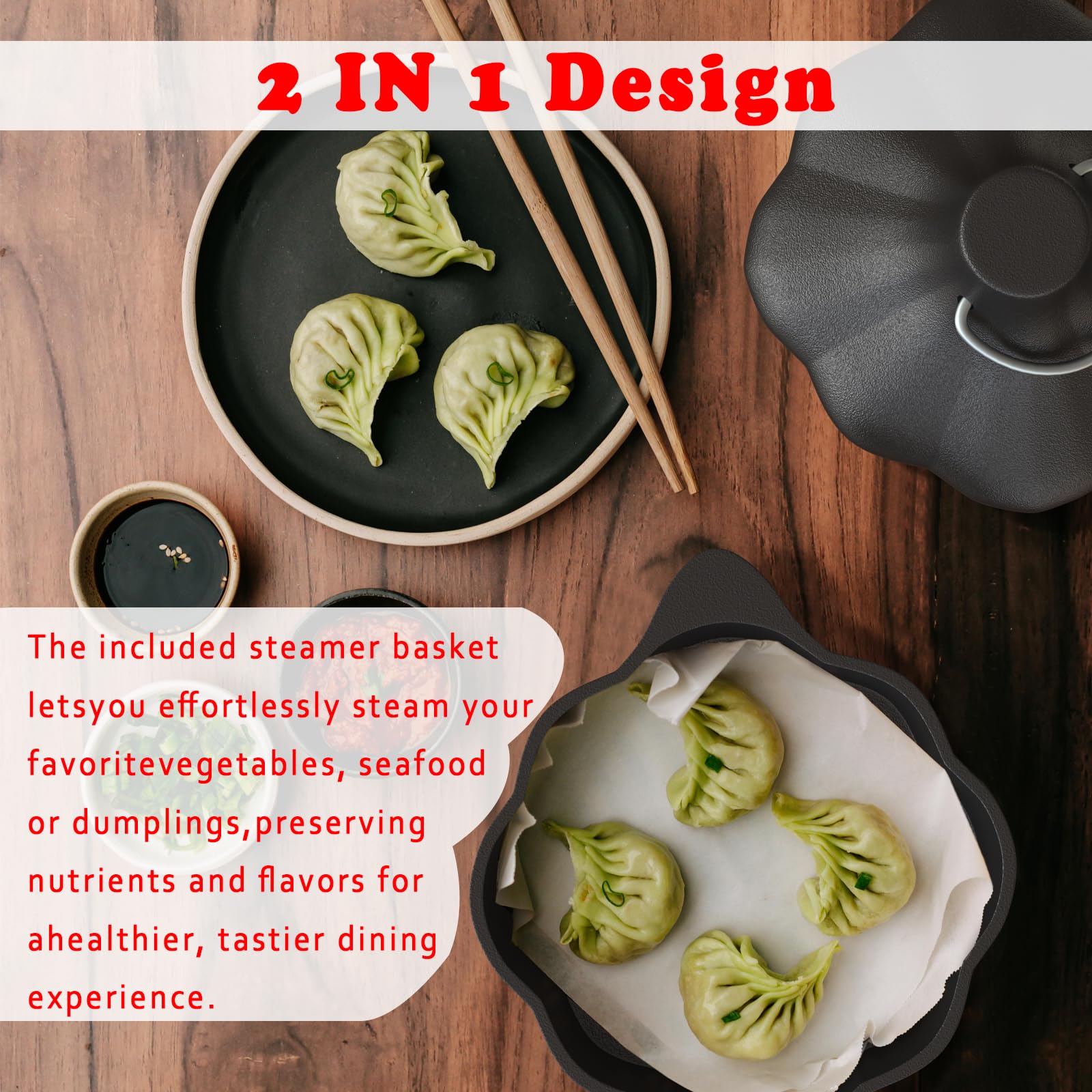 UKENEM multi-use pots in action for grilling, baking, and daily cooking