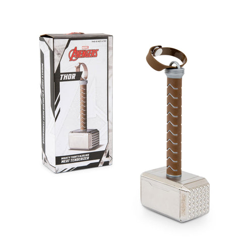 Ukonic Thor Mjolnir meat tenderizer head teeth provide thorough surface penetration for even texture.