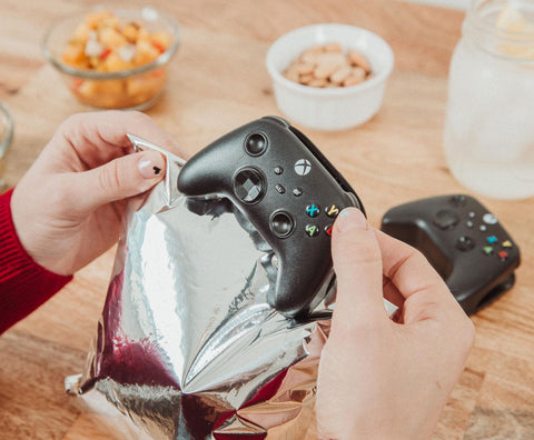 Ukonic Xbox Controller Chip Clips add gamer-style decor to kitchen
