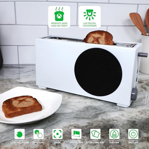 Ukonic Xbox Series S Toaster six-setting browning dial enables tailored toasting