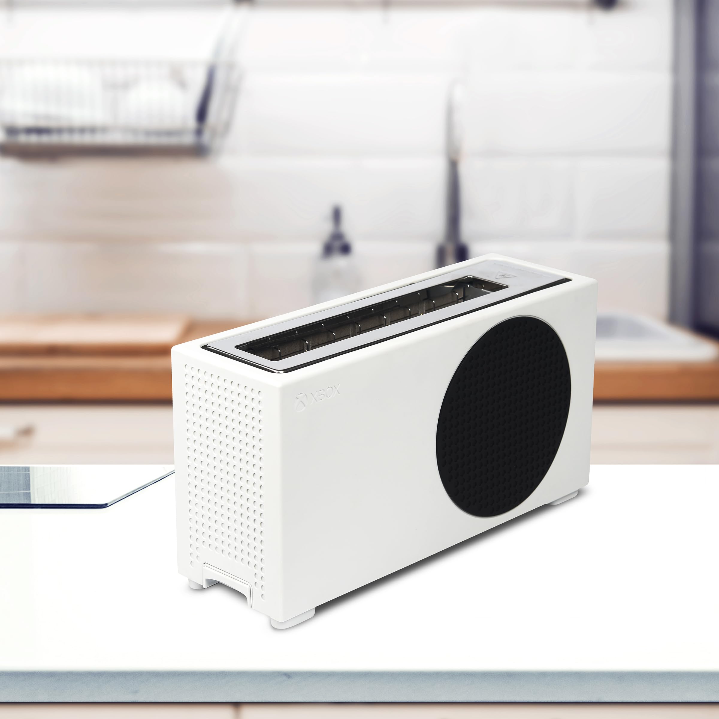 Ukonic Xbox Series S Toaster on a clean countertop ready for daily use