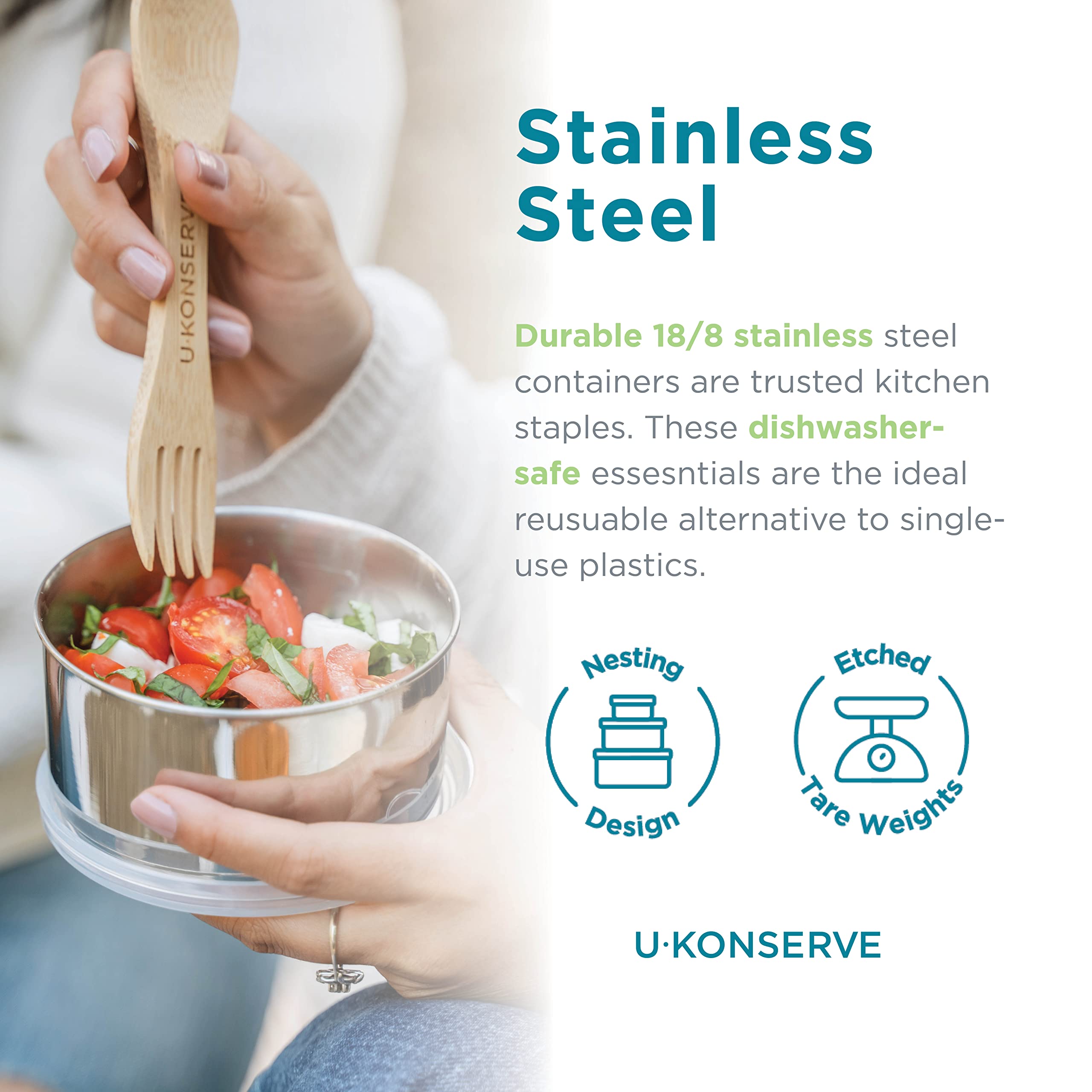 U Konserve 16 oz container perfect for family leftovers