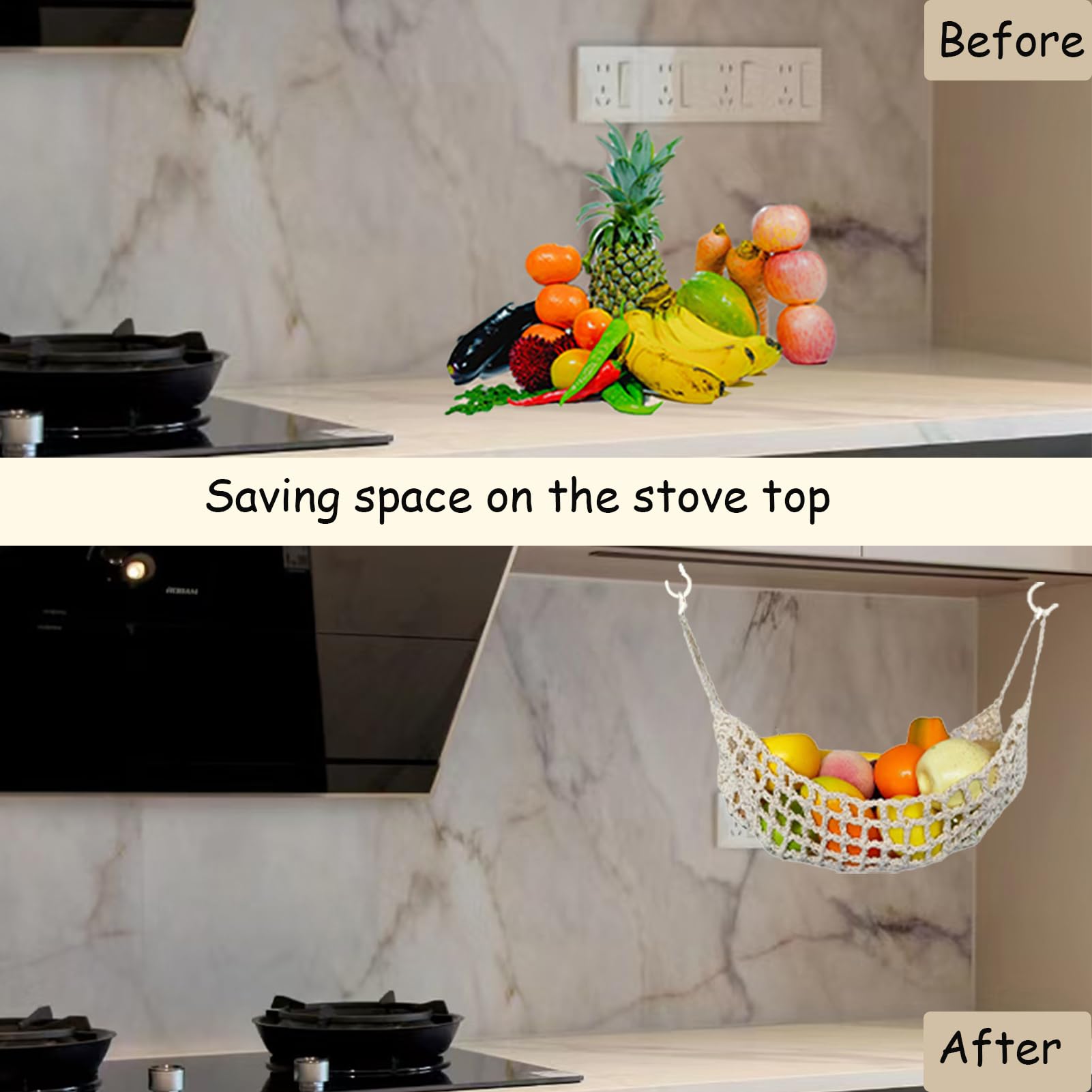 UlifeBetter includes screws and S hooks for easy installation.