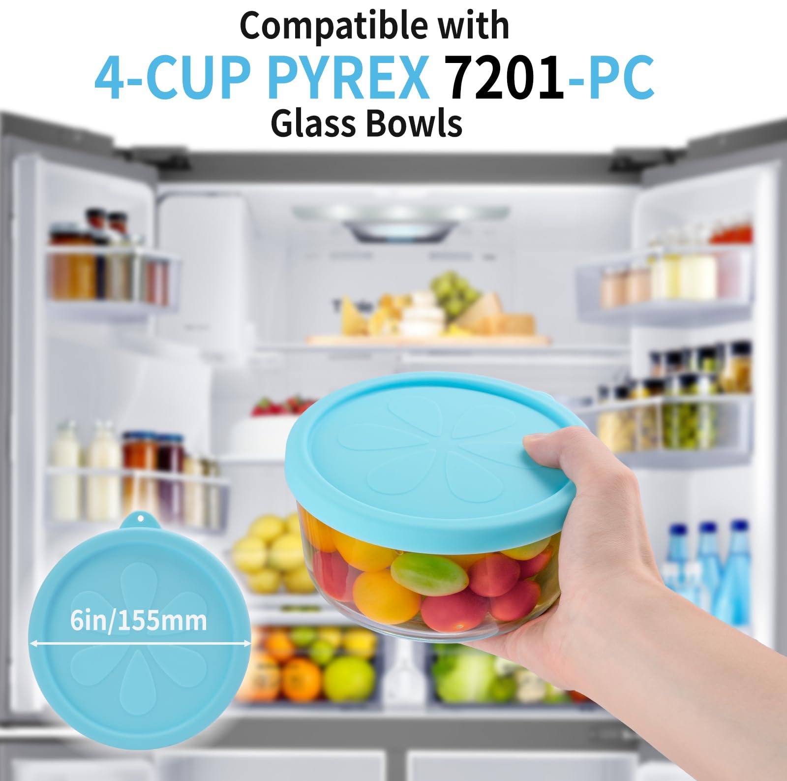 Ullnosoo lids' reinforced rim provides airtight seal to prevent leaks and odors.