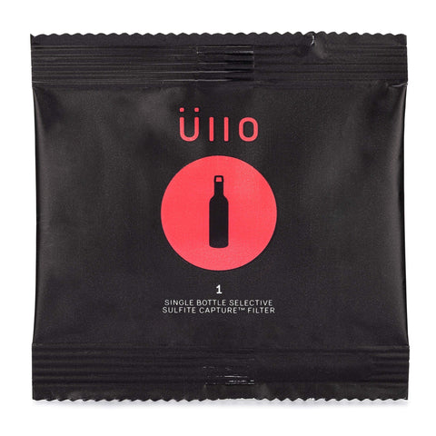 Üllo wine purifier-compatible filter close-up for easy replacement.