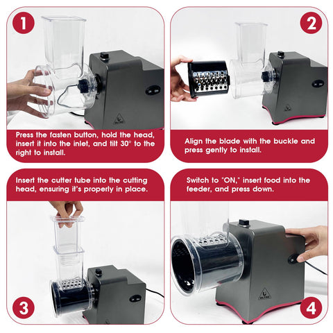 ULTAC detachable parts enable quick cleaning