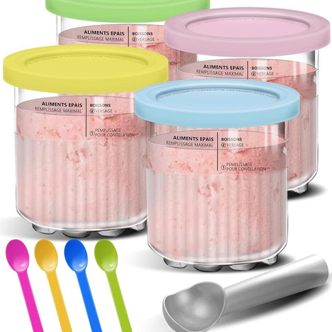 ULTAC Ninja Creami Deluxe blue pint for family-sized desserts