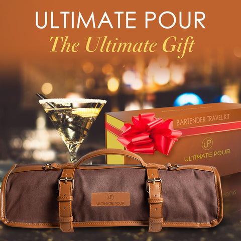 ULTIMATE POUR 18 oz Boston shaker for smooth, pro-level mixing.
