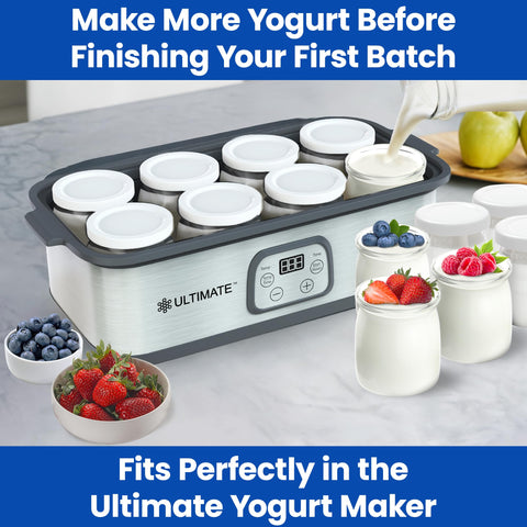 Great for snacks, puddings, or overnight oats in Ultimate Yogurt Jars.