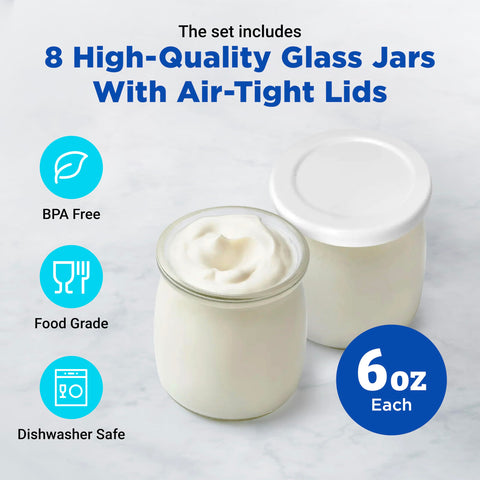 Ultimate Yogurt Maker enables large probiotic batches for varied flavors at home.