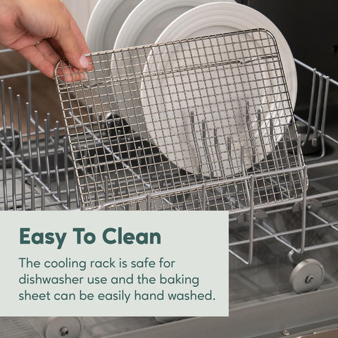 Ultra Cuisine compact quarter-sheet pan fits standard ovens in homes
