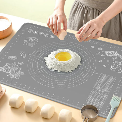 ULTRAKENO silicone baking mat 32x24 inches with nonstick surface for easy rolling.