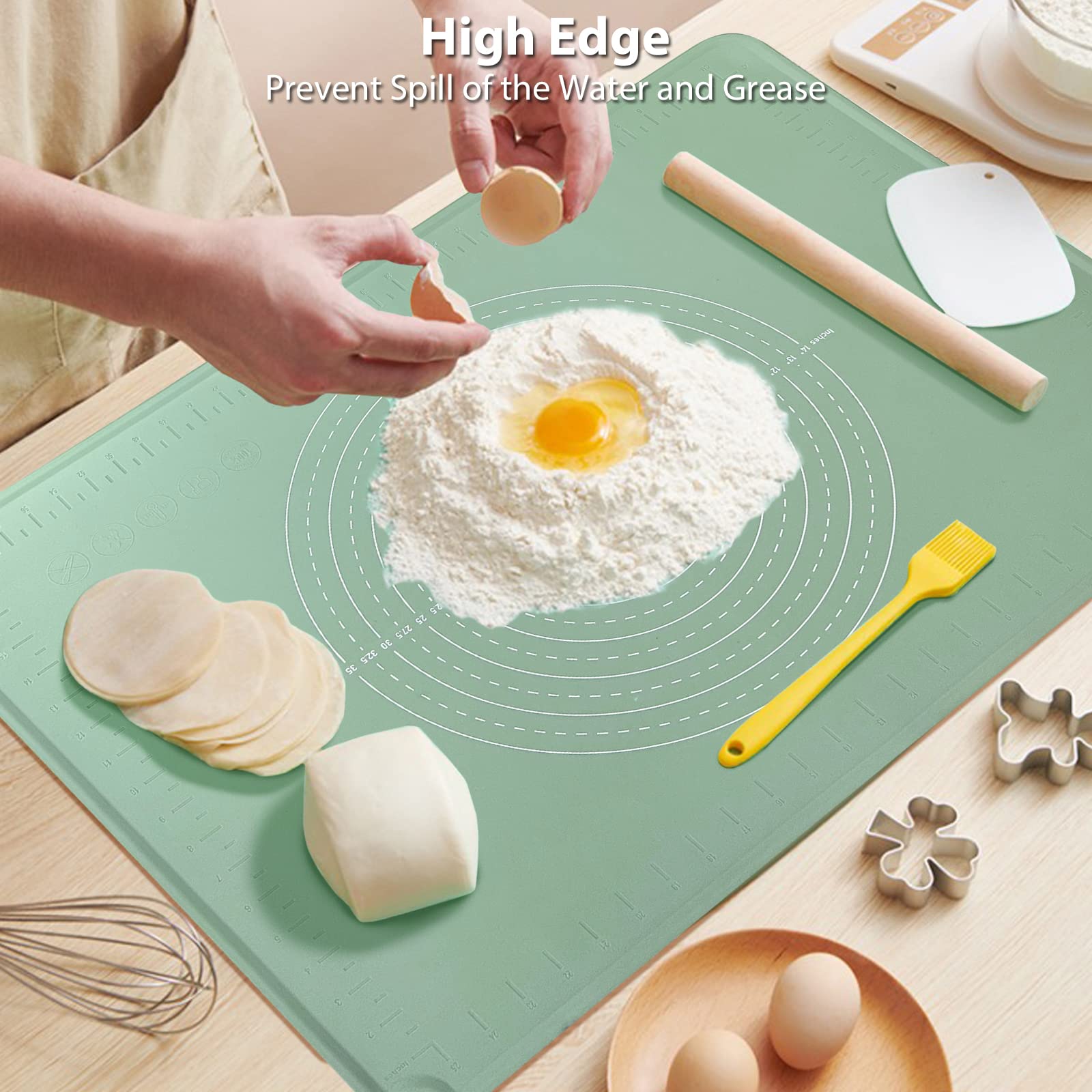 ULTRAKENO silicone mat doubles as a countertop protector
