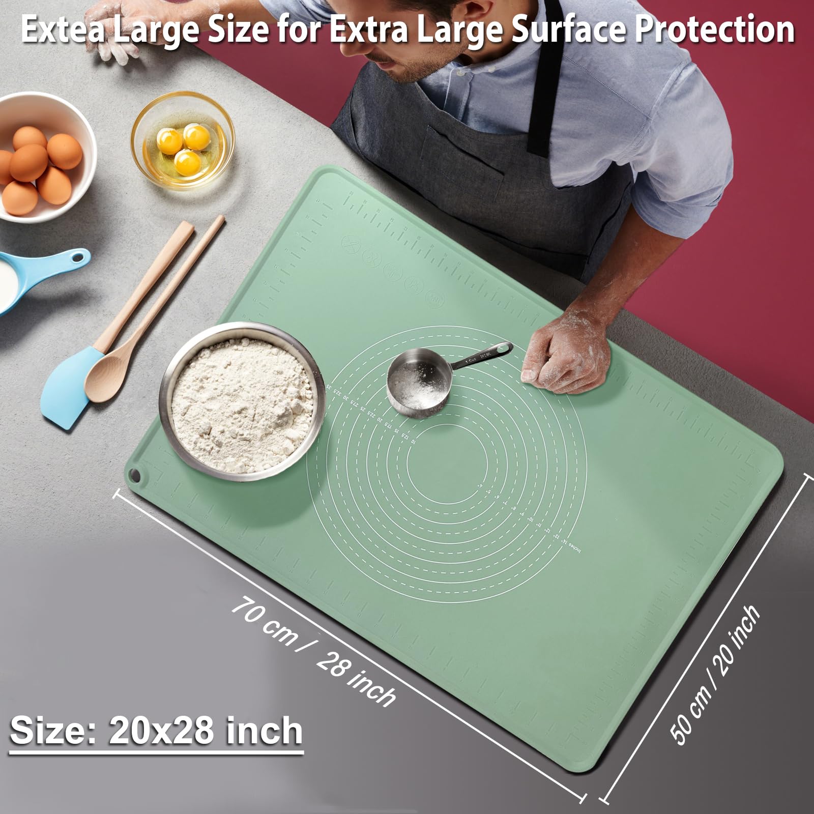 ULTRAKENO measurements guide in metric and inches for accuracy