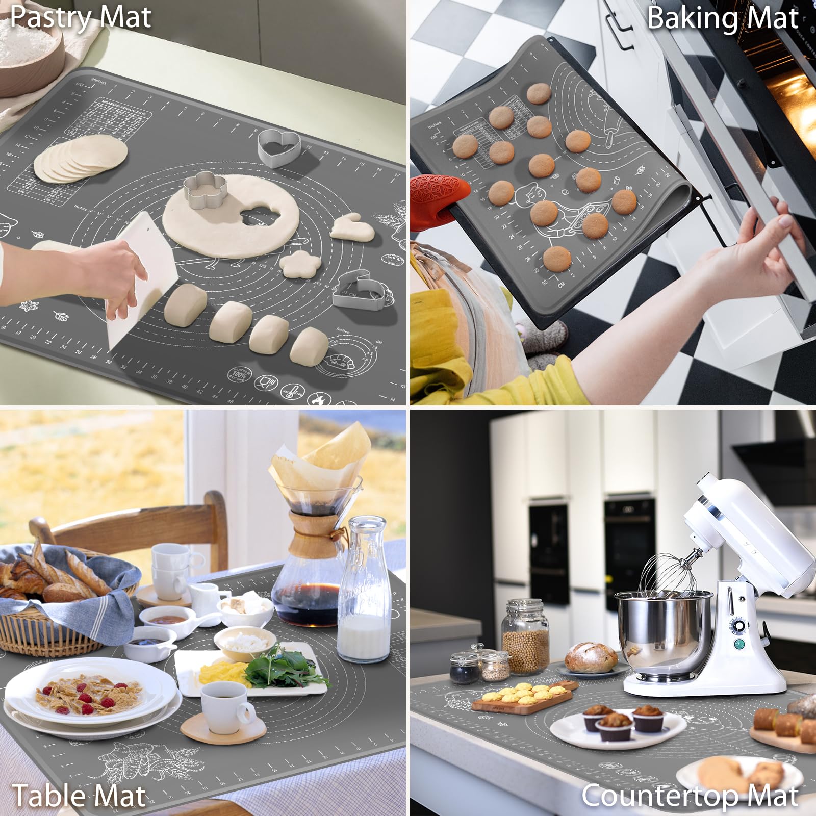 ULTRAKENO silicone mat doubles as a kids table mat and DIY workspace.