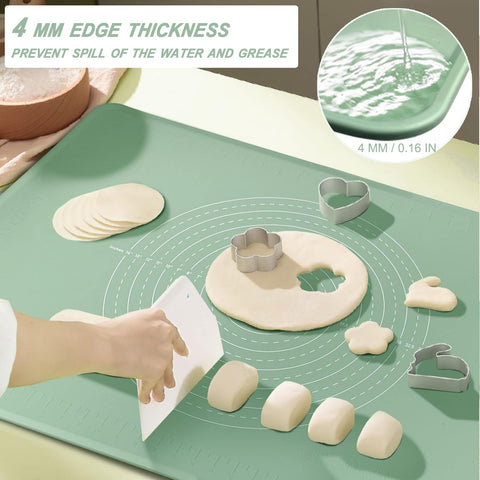 ULTRAKENO pastry mat non-stick surface prevents dough sticking