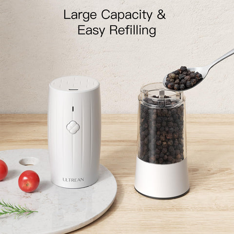 Ultrean 80ml capacity container minimizes refills and flavor-mixing risk.