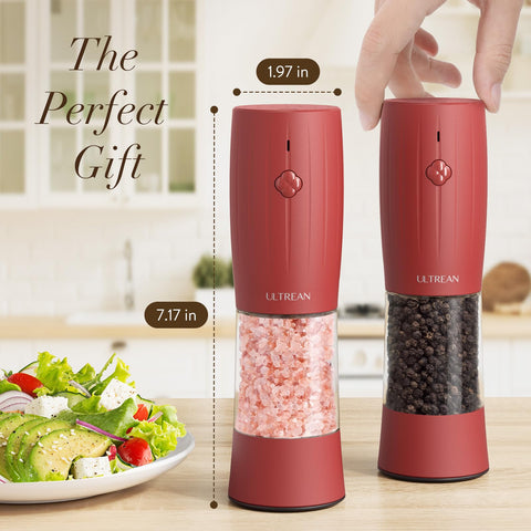 Ultrean crimson red gift packaging, ideal for festive kitchen gifts.