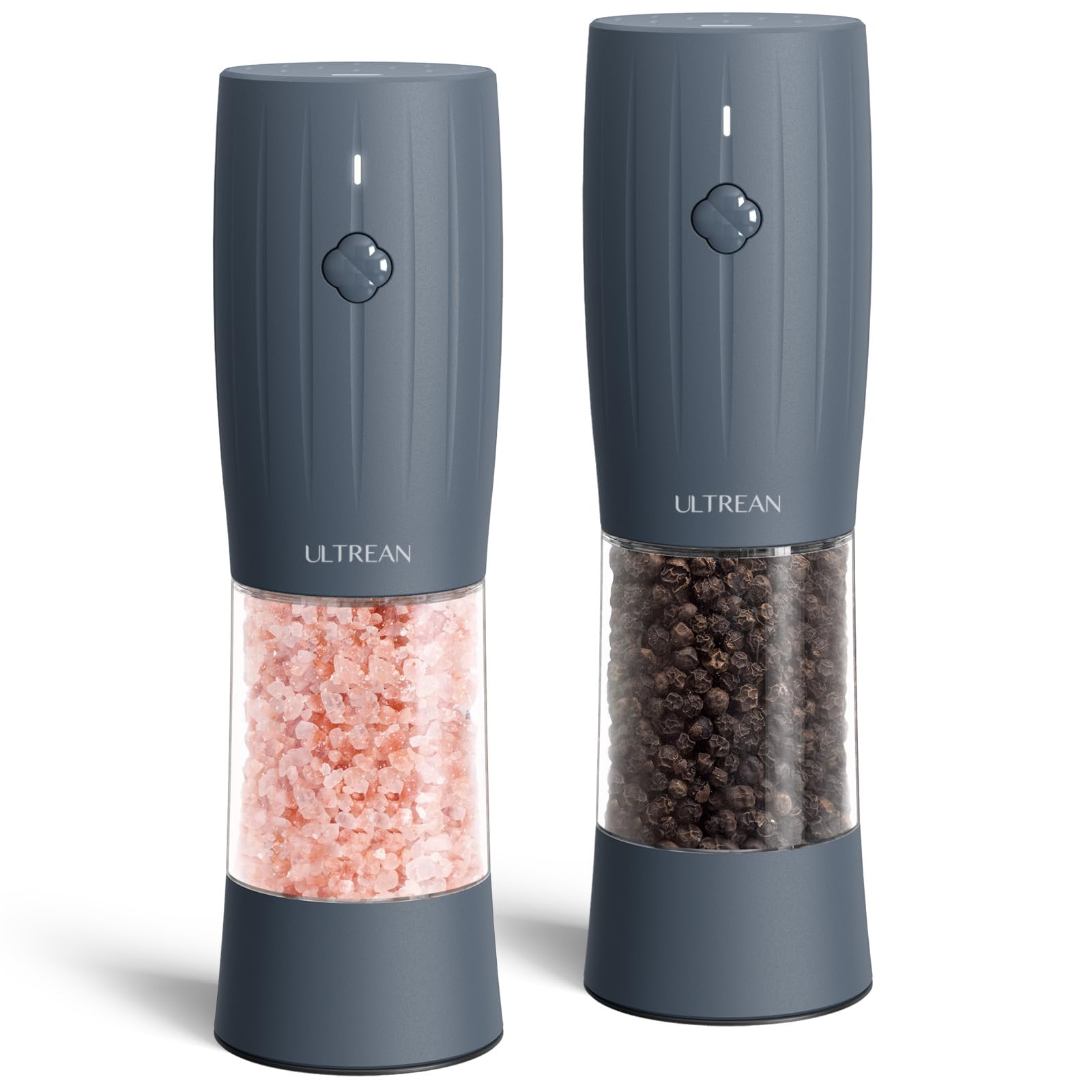 Ultrean electric grinder set with USB-C cables for quick recharging during cooking.