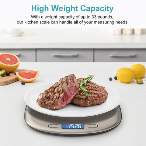 Ultrean scale ideal for meal prep and baking weighing ingredients accurately.
