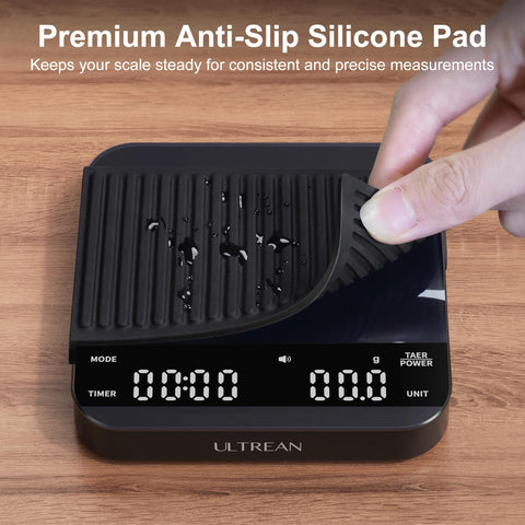 Ultrean compact scale fits small cups and travel setups