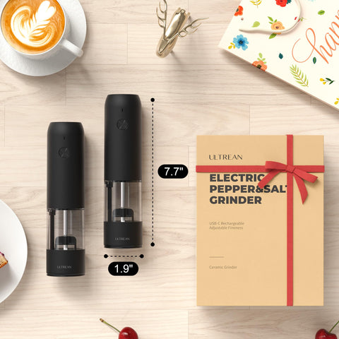 Ultrean pepper grinder features minimalist design for modern kitchens.