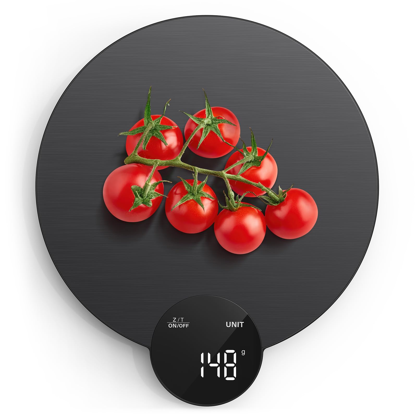 Ultrean precision scale with LED display close-up for accurate measurements in recipes