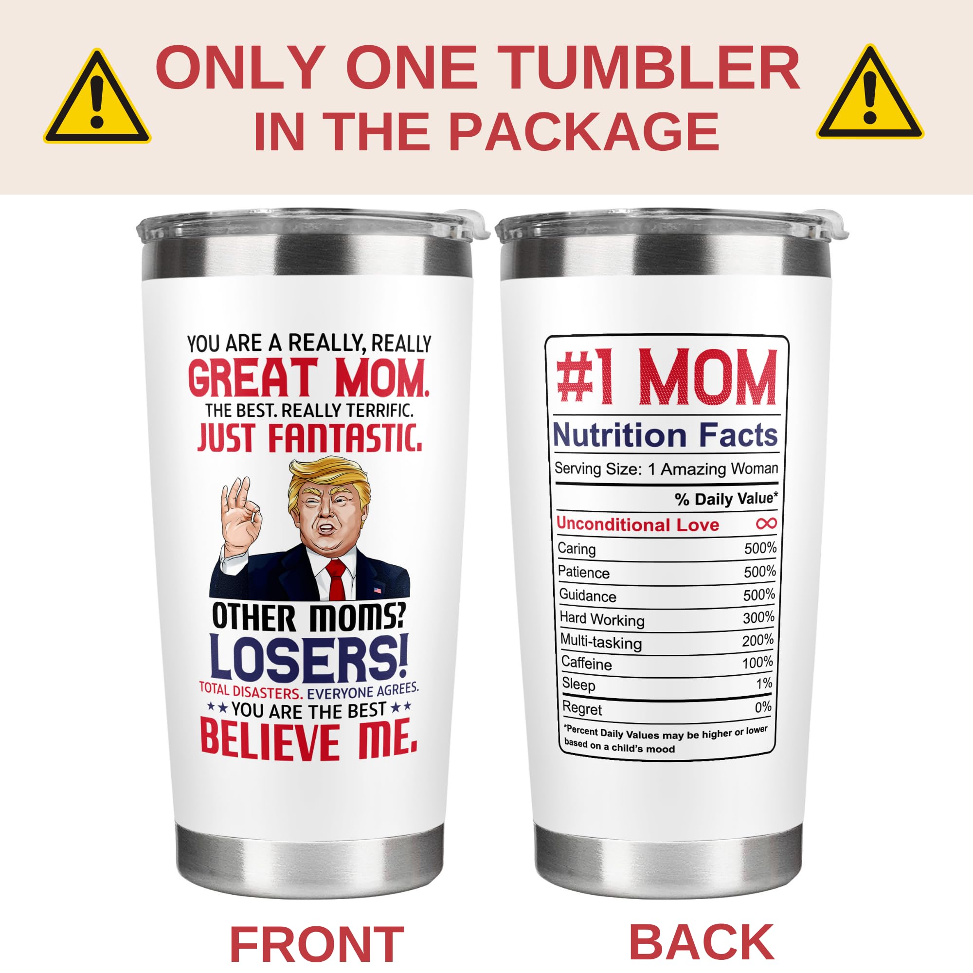 UMACVN spill-resistant tumbler with clear lid for mess-free travel.