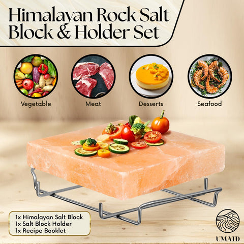 UMAID salt block cooks fish with even heat
