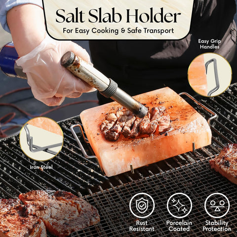 UMAID salt block serves as an elegant pink presentation plate